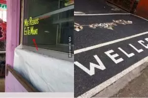 11 Potret typo di tempat umum ini bikin salah paham