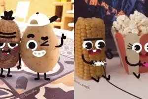 7 Video lucu apabila makanan dan buah hidup, bisa saling makan