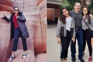 10 Potret liburan Mayangsari di Amerika Serikat, gayanya bak ABG