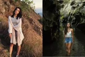 12 Gaya traveling Angela Gilsha jelajahi Indonesia, kece abis