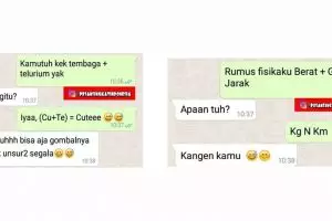 55 Gombalan lucu pakai rumus ilmiah, bikin kelihatan pintar