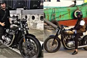 10 Gaya Sammy Simorangkir jadi anak motor, gahar abis