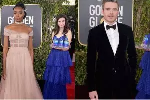 Ini sosok cantik pembawa air minum di red carpet Golden Globe