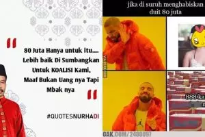 15 Meme lucu Rp 80 juta ini bikin senyum-senyum sendiri