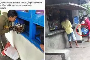 15 Foto lucu ini bukti bapak-bapak nggak pernah kehabisan ide