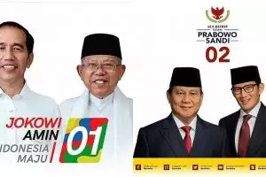 Elektabilitas Jokowi-Ma'ruf Amin unggul dari Prabowo-Sandi