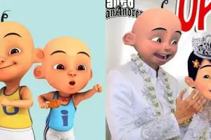 5 Video lucu pernikahan karakter Upin Ipin, nggak tayang di TV