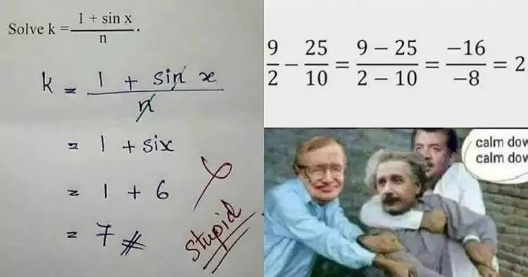 15 Jawaban soal matematika ini bikin guru auto kesal