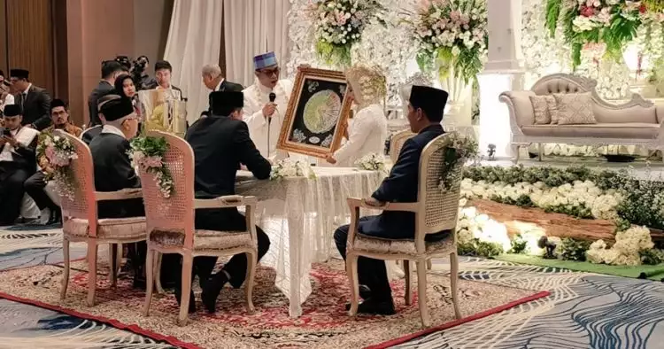 5 Momen pernikahan putri keempat Ma'ruf Amin, Jokowi jadi saksi