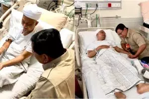 Momen Prabowo jenguk Ustaz Arifin Ilham, tunjukkan video berkuda