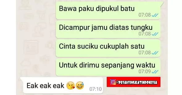 103 Gombalan lucu pakai pantun ini bikin tersipu malu © 2021 brilio.net 103 Gombalan lucu pakai pantun ini bikin tersipu malu © 2021 brilio.net