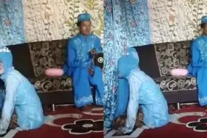 Dijodohkan, pengantin wanita ini nangis histeris minta pulang