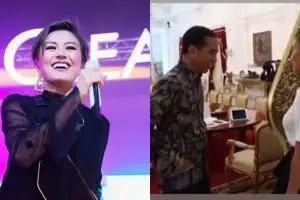 Agnez Mo ketemu Jokowi di istana, ngevlog hingga minta dukungan