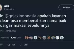 15 Pertanyaan absurd ke akun ojek online ini bikin cekikikan
