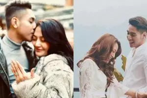 8 Momen Siti Badriah dilamar kekasih di Korea, cincinnya khusus