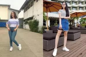 10 Gaya kasual Zaskia Gotik vs Nella Kharisma, pernah duet maut