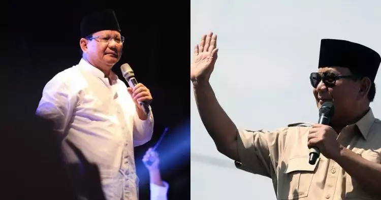 4 Momen Prabowo sebelum pidato, sempat rapikan dasi Sandiaga Uno