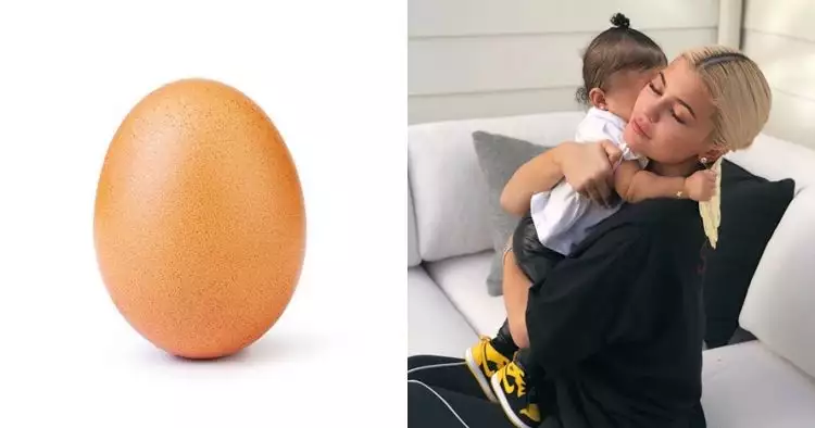 Foto telur ini dapat 28 juta like di IG, kalahkan Kylie Jenner