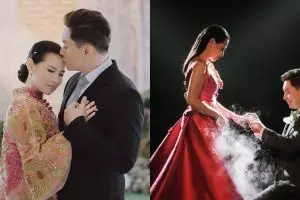 13 Momen tunangan & seserahan Edric Tjandra, romantis abis