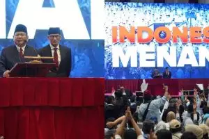 Prabowo pidato kebangsaan, warganet salah fokus sama mikrofon