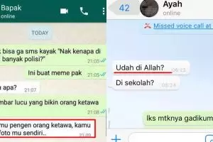 13 Obrolan lucu anak sama bapak ini bikin tepuk jidat