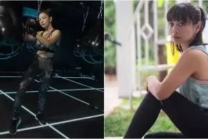 10 Potret Hesti Purwadinata saat workout, bikin susah kedip
