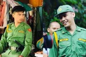 11 Foto Adam Rama, hansip 'Calon Presiden' yang aslinya ganteng