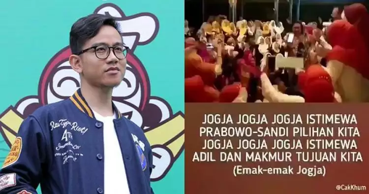 Reaksi lucu Gibran soal kubu Prabowo jiplak lagu Jogja Istimewa