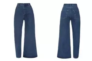 Heboh jeans model baru, asimetris berbentuk skinny dan flare