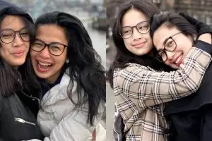 10 Potret kompak Feni Rose & putri bungsunya, bak kakak adik
