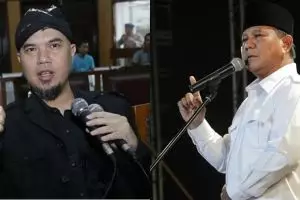 10 Potret kedekatan Ahmad Dhani & Prabowo, bukti kader militan