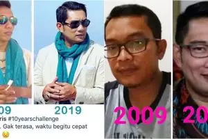 12 Editan foto 10 Years Challenge mirip Ridwan Kamil, kocak abis
