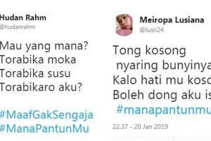 12 Cuitan lucu 'mana pantunmu' ini bisa bikin kamu auto baper