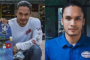 10 Potret Randy Pangalila saat main skateboard, keren maksimal