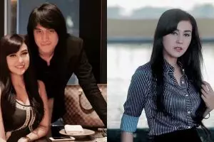 8 Gaya hijab Vicy Melanie kekasih Kevin Aprilio, bikin hati adem