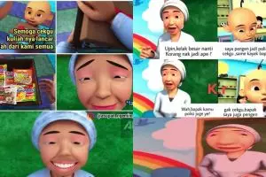 10 Meme lucu Upin Ipin ngerjain Cikgu ini kocaknya keterlaluan