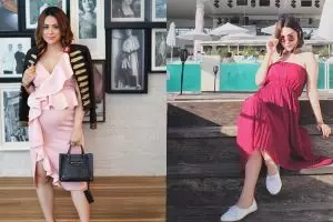 10 Gaya busana Selvi Kitty saat hamil, tetap stylish & memesona