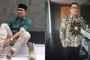 Ridwan Kamil posting foto bareng Parto & Ariel Noah, kocak abis