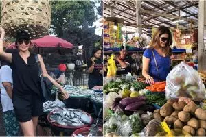 7 Outfit Tamara Bleszynski belanja di pasar, tetap cetar