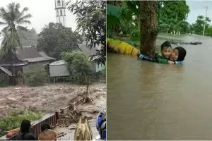 10 Potret dahsyatnya banjir bandang terjang Gowa Sulawesi Selatan