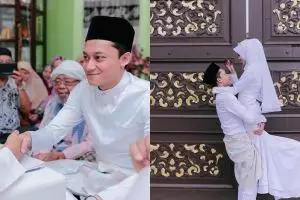 Viral pengantin tanda tangan kiriman paket saat resepsi pernikahan