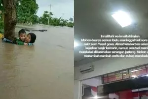 Kesaksian anak yang foto ibunya viral saat terjebak banjir Gowa