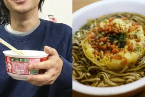 Unik dan menyegarkan, mi instan ini diseduh pakai air teh