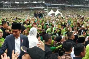 10 Potret meriah Harlah ke-73 Muslimat NU di Gelora Bung Karno