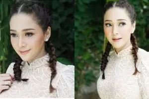 6 Potret Maia Estianty pakai dress sequin, harga tasnya Rp 122 juta