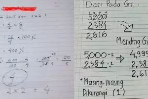 10 Rumus matematika buatan siswa ini endingnya bikin tercengang