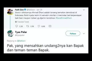 Fadli Zon kecam vonis Ahmad Dhani, 10 serangan balik ini makjleb