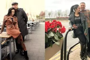 11 Momen Krisdayanti temani suami di Shanghai, tampilannya cetar