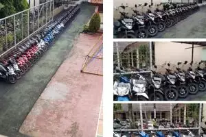 Viral motor diparkir sesuai tipe & warna, ini sosok di baliknya