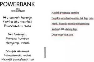 15 Puisi lucu anak milenial ini bikin cekikikan